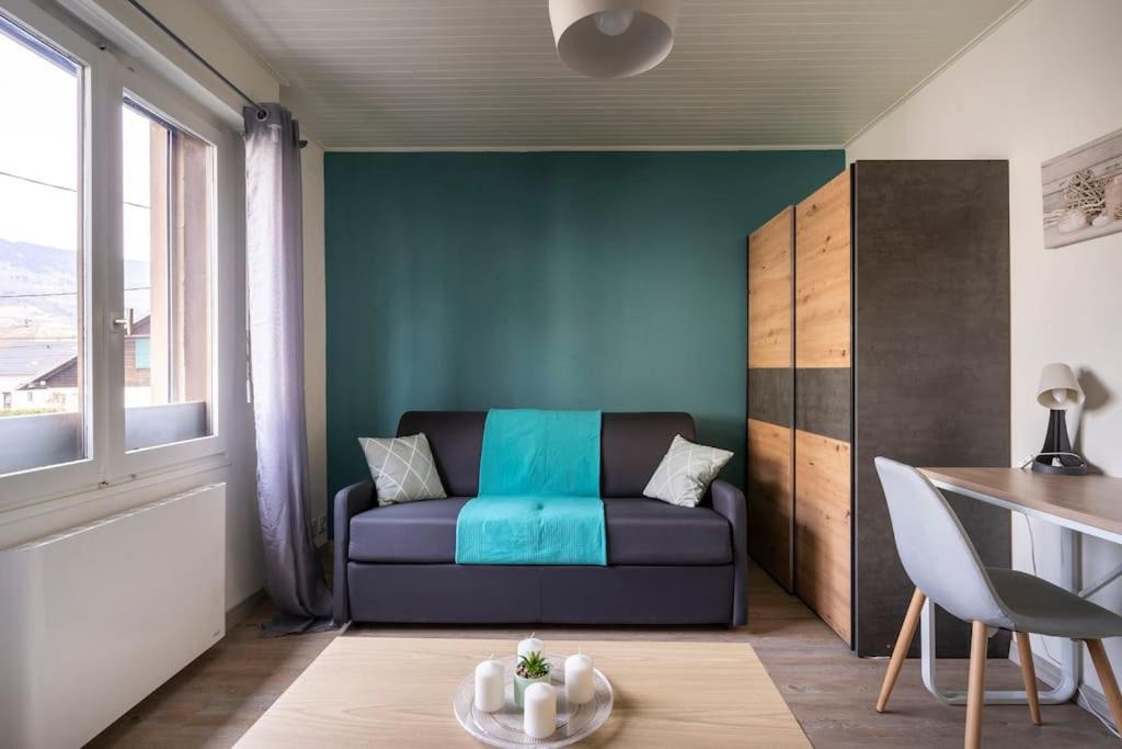 studio cosy proche du centre + parking gratuit Cluses Extérieur photo